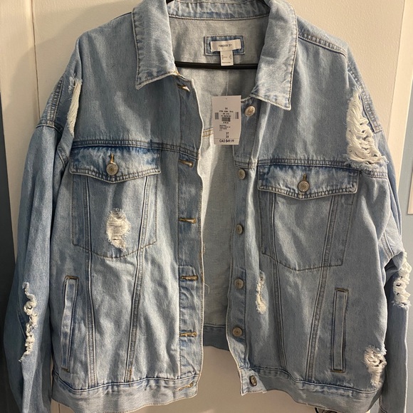 Forever 21 size 3X jean jacket - Picture 1 of 3